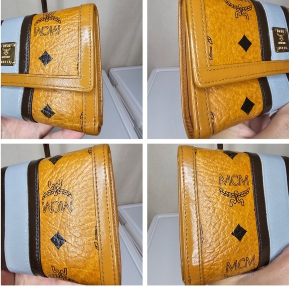 ✨️🩵 MCM TRIFOLD WALLET ✨️🩵 - Picture 7 of 10